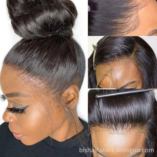 Glueless Full Lace Brazilian Human Lace Wig, Unprocessed 100% Human Hair Full Lace Wig, Natural Human Hair Wig For Black Women